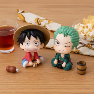 [魂限]LOOK UP ONE PIECE 路飛&卓洛 限定SET (特典附：肉、酒杯)