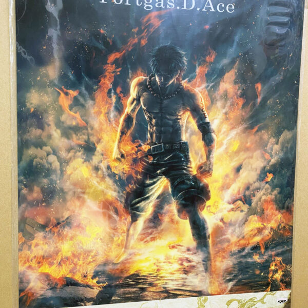 [日版] 一番賞 A3膠海報 – 火拳艾斯