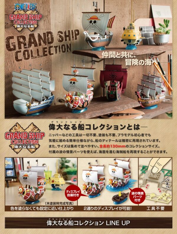 [組裝模型船]GRAND SHIP COLLECTION① 烈陽號 - Image 5