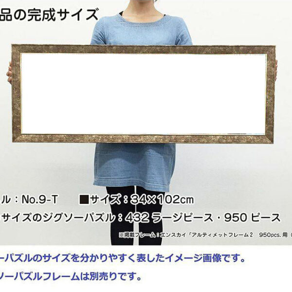 [有現貨, 限店直接買]ONE PIECE砌圖專用框（950塊34x102cm用）