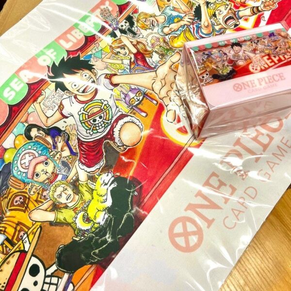 [現貨][魂限]海賊王咭牌遊戲 25週年紀念 限定遊戲墊 及 咭盒套裝