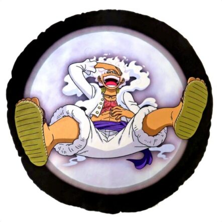 [日本限定]海賊王 五檔尼卡 蓄光坐墊抱枕 咕𠱸 B大笑