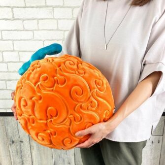 [日本限定]惡魔果實 壓花坐墊/抱枕 咕𠱸– 燒燒果實 艾斯