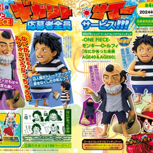 [日本WJ應募限定] WCF 第7彈 崩壞未來路飛40及60歲 (2個SET)[日版]