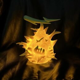 [日本限定] 海賊王 惡魔果實 房間小夜燈 – 艾尼路 轟雷果實