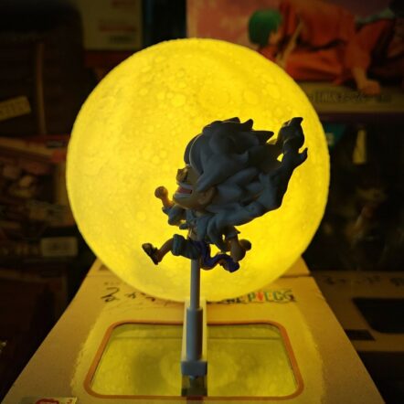 [日本限定] 海賊王 房間小夜燈 月球燈 路飛 五檔 解放之鼓