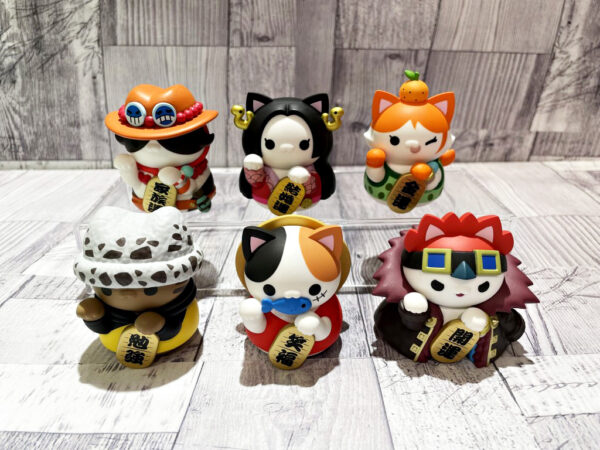 [MEGA CAT]《海賊王》招財海賊喵 (一盒全6隻) 行版 - Image 2