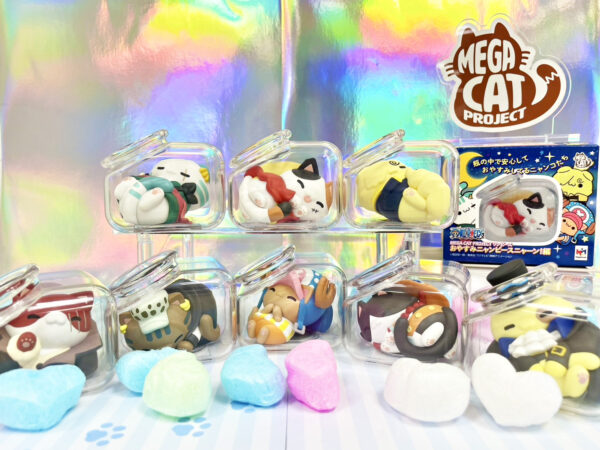 [4月][再販][MEGA CAT]《海賊王》晚安! 瓶中海賊喵 (一盒全8隻)（行）[全數HK$680/ 訂金$200] - Image 2