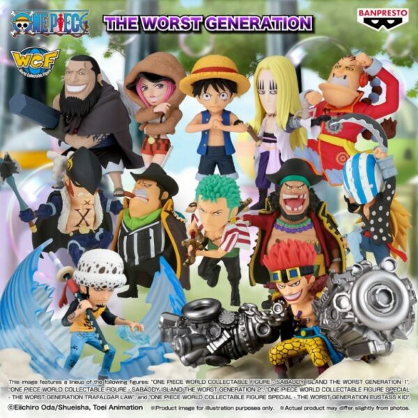 [11月預定]海賊王 WCF -最惡世代VOL.2 (5個SET） (行版) [全數HK$285/ 訂金$100] - Image 3