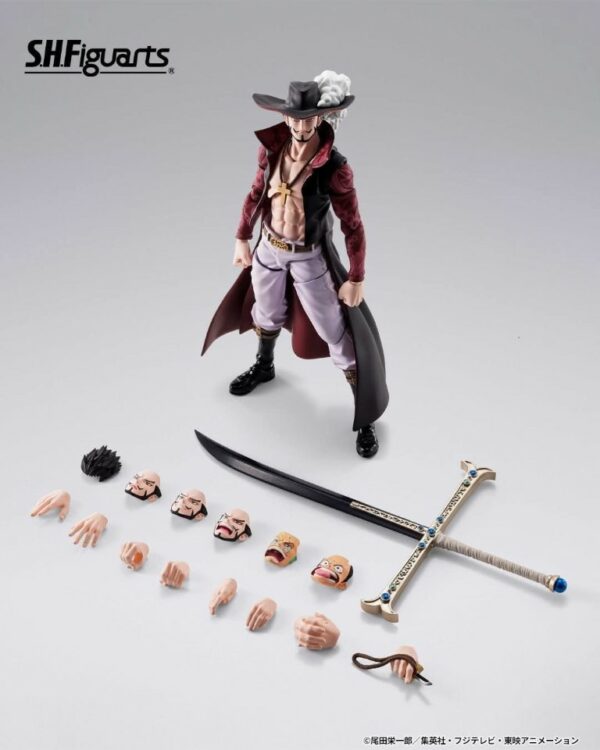 [12月下旬預定][魂限]海賊王 S.H.Figuarts SHF “鷹眼” 朱洛基爾·米霍克（行）[全數HK$740/訂金$300] - Image 3