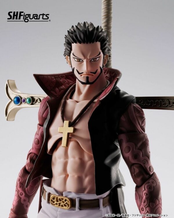 [12月下旬預定][魂限]海賊王 S.H.Figuarts SHF “鷹眼” 朱洛基爾·米霍克（行）[全數HK$740/訂金$300] - Image 5