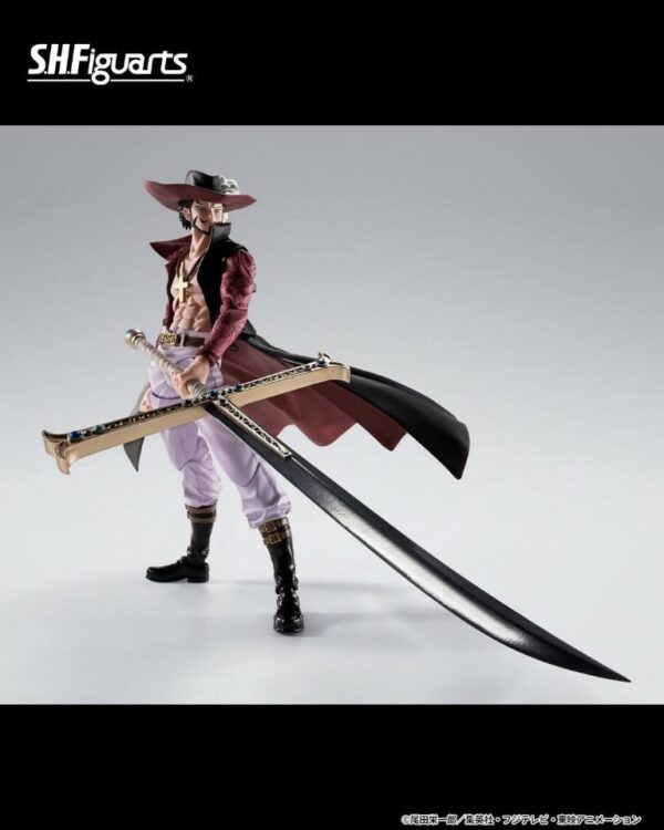 [12月下旬預定][魂限]海賊王 S.H.Figuarts SHF “鷹眼” 朱洛基爾·米霍克（行）[全數HK$740/訂金$300] - Image 6