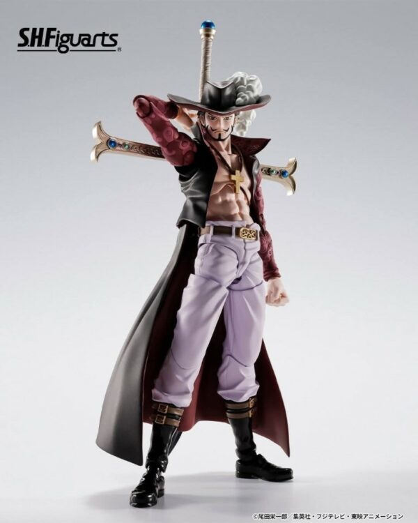 [12月下旬預定][魂限]海賊王 S.H.Figuarts SHF “鷹眼” 朱洛基爾·米霍克（行）[全數HK$740/訂金$300] - Image 2