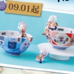 [台灣吉野家限定] 海賊王 路飛五檔 碗緣子 (一套3款) *不包碗