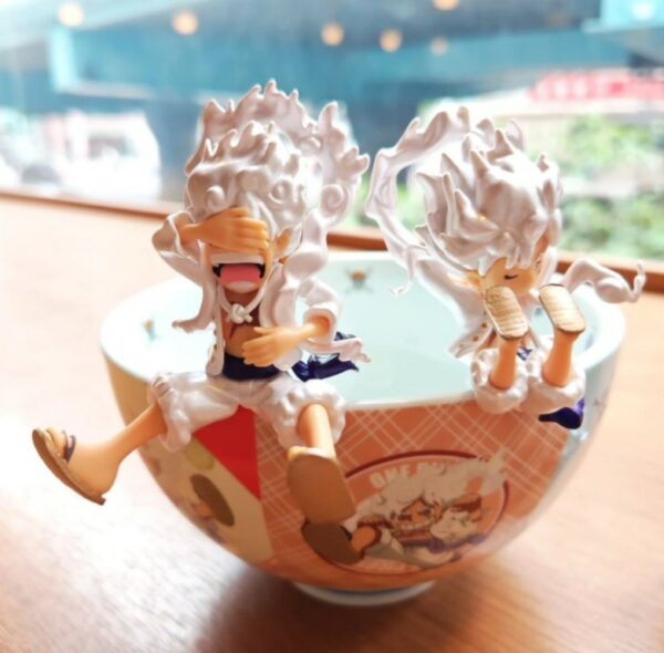 [9月][台灣吉野家限定] 海賊王 路飛五檔 碗緣子 (一套3款) *不包碗 - Image 2