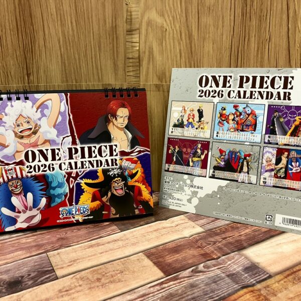 海賊王 2026 桌上月曆 (日文版)