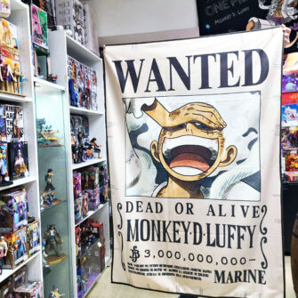 [日本限定] 海賊王 路飛五檔 懸賞令大毛毯 155X108CM