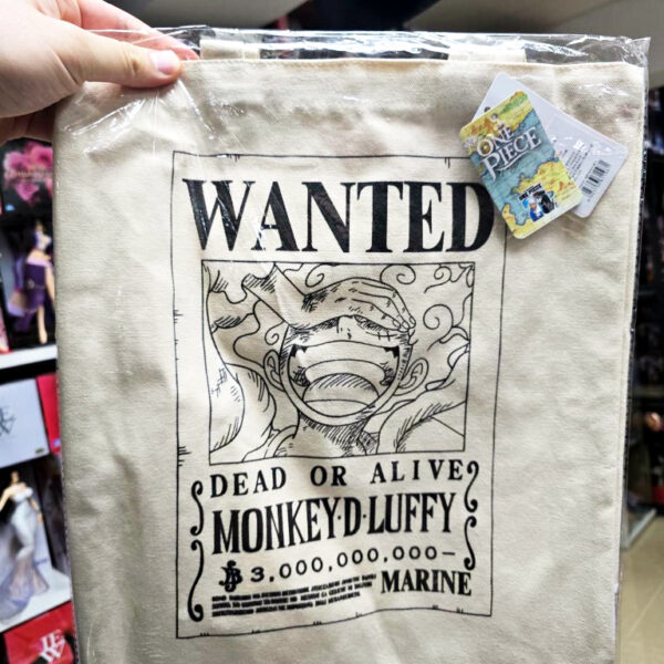 海賊王 懸賞令手提袋 – 五檔路飛