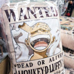 海賊王 懸賞令抱枕 - 五檔路飛