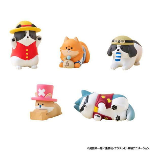 [7月預定][扭蛋]海賊王 生氣的小貓 (5個SET) (行)