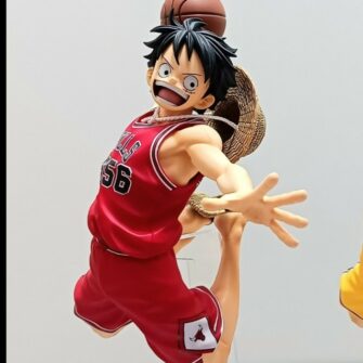 3月)[魂限] 海賊王 X NBA 聯名MASTER STARS PIECE 路飛 紅衫) 芝加哥公牛隊*行版