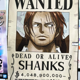 [日本限定] 海賊王 紅髮 懸賞令大毛毯 155X108CM