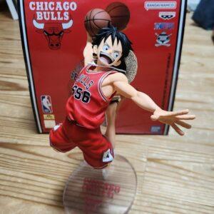 [日本魂限] 海賊王 X NBA 聯名MASTER STARS PIECE 路飛 紅衫) 芝加哥公牛隊