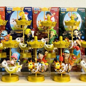 3月下旬)[日本限定]海賊王 WCF 旋轉木馬 MERRY&SUNNY “GO” ROUND! 草帽一夥 全10人套裝 (日版)