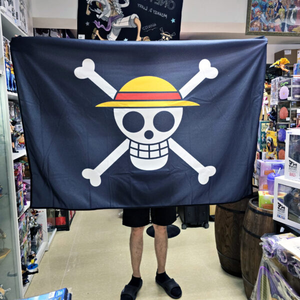[日本限定] 海賊王 草帽海賊旗 大毛毯 155X108CM