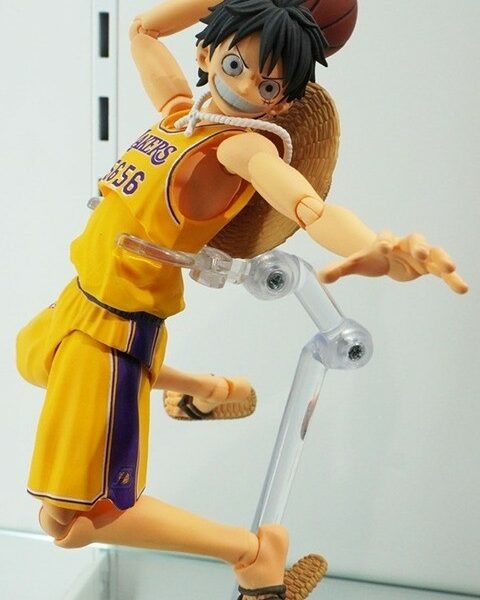 [10月下旬預定][魂限] 海賊王 X NBA 聯名 路飛S.H.Figuarts SHF 黃衫) 洛杉磯湖人隊 *行版 [全數HK$560/訂$260]
