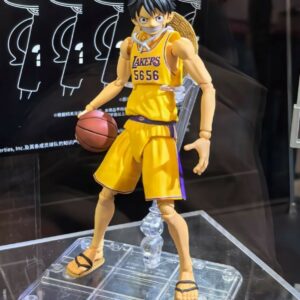 [10月下旬預定][日本魂限] 海賊王 X NBA 聯名 路飛S.H.Figuarts SHF 黃衫) 洛杉磯湖人隊 *日版 [全數HK$580/訂$210]